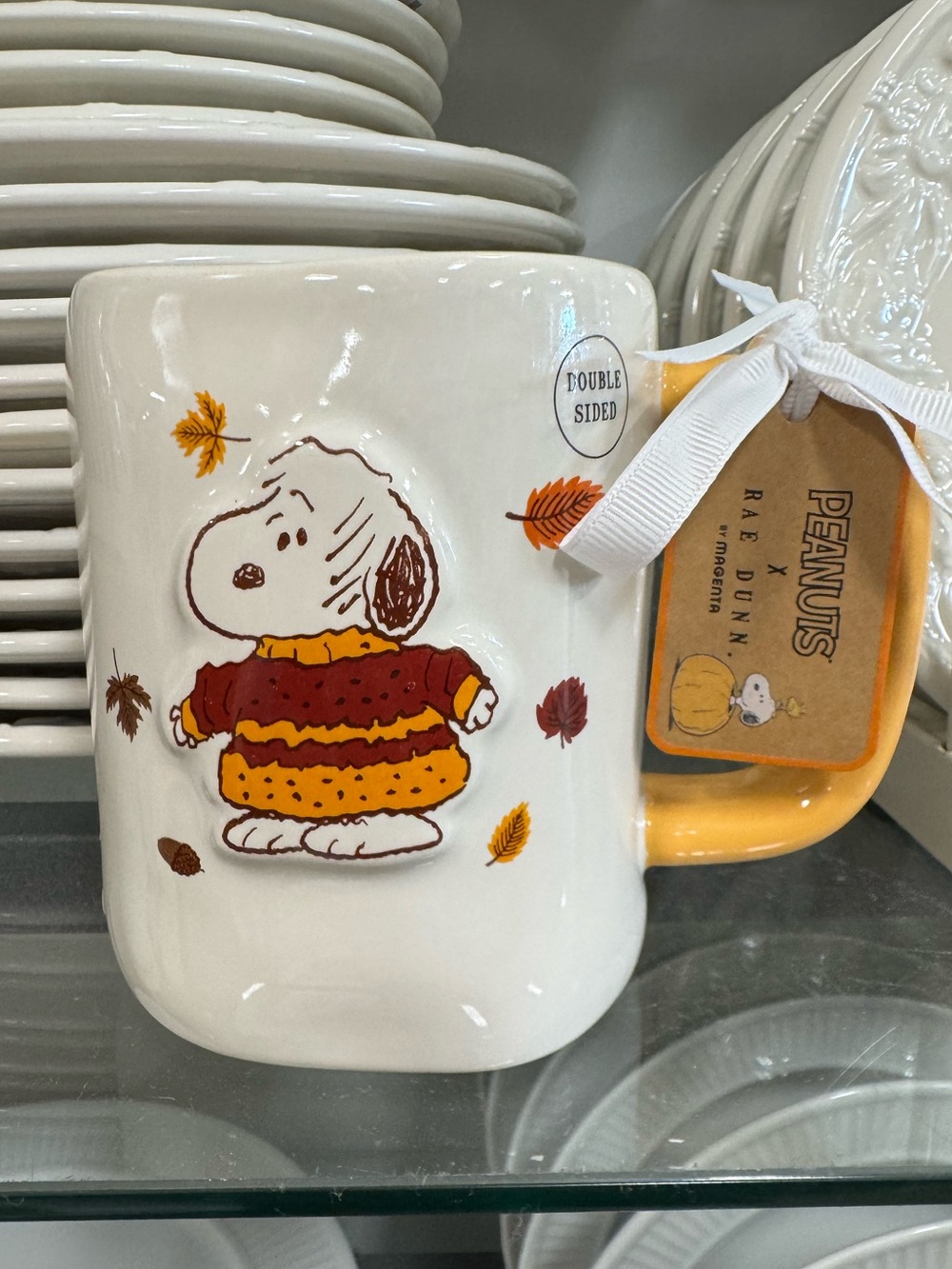Snoopy Fall Sweater Rae Dunn Mug